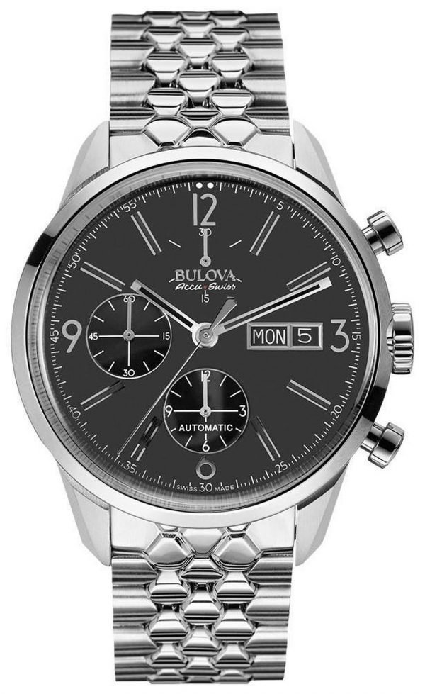 Bulova 63c119 Kello Musta / Teräs