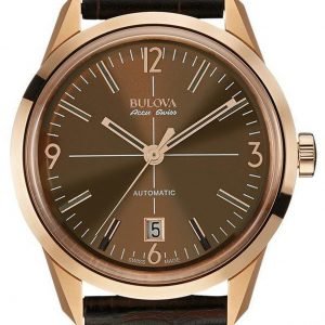 Bulova 64b124 Kello Ruskea / Nahka