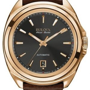 Bulova 64b126 Kello Musta / Nahka