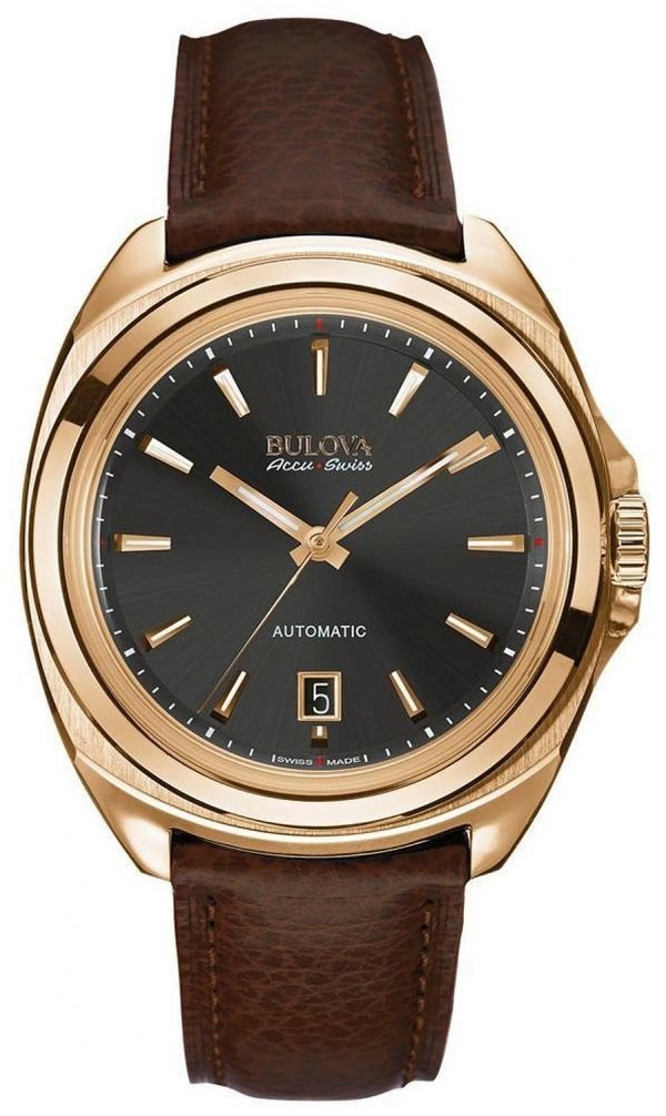 Bulova 64b126 Kello Musta / Nahka