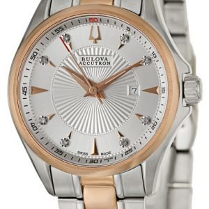 Bulova 65p108 Kello Hopea / Kullanvärinen Teräs