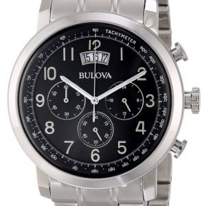 Bulova 96b202 Kello Musta / Teräs