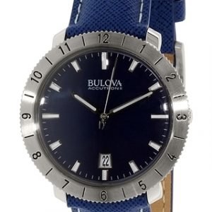 Bulova 96b204 Kello Sininen / Nahka