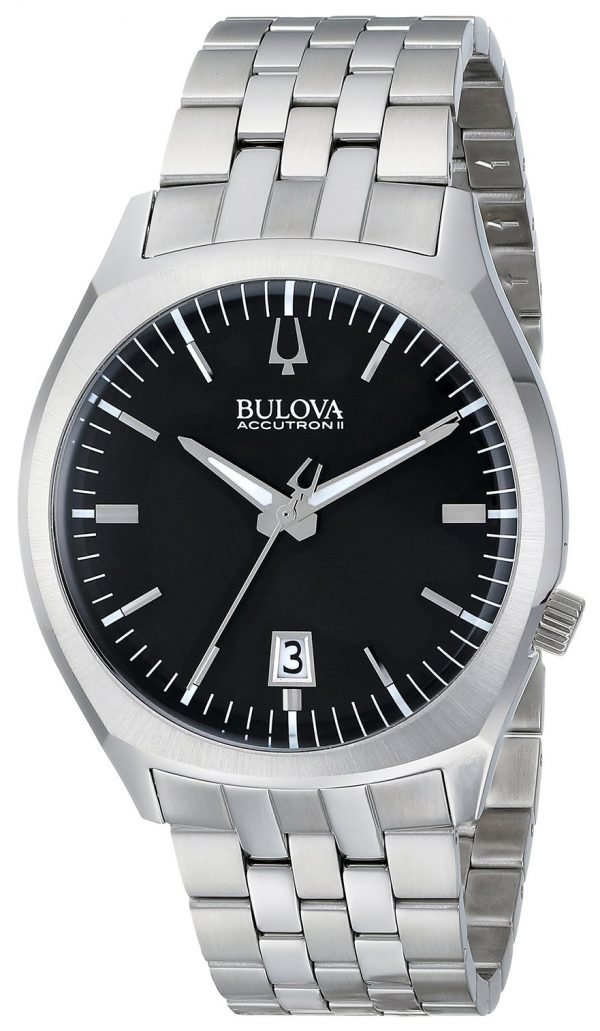 Bulova 96b214 Kello Musta / Teräs