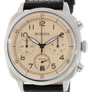 Bulova 96b231 Kello Beige / Nahka