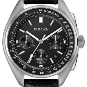 Bulova 96b251 Kello Musta / Nahka