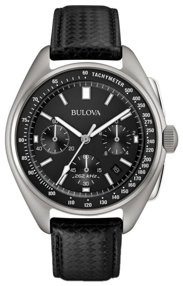 Bulova 96b251 Kello Musta / Nahka