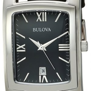 Bulova 96b269 Kello Musta / Nahka