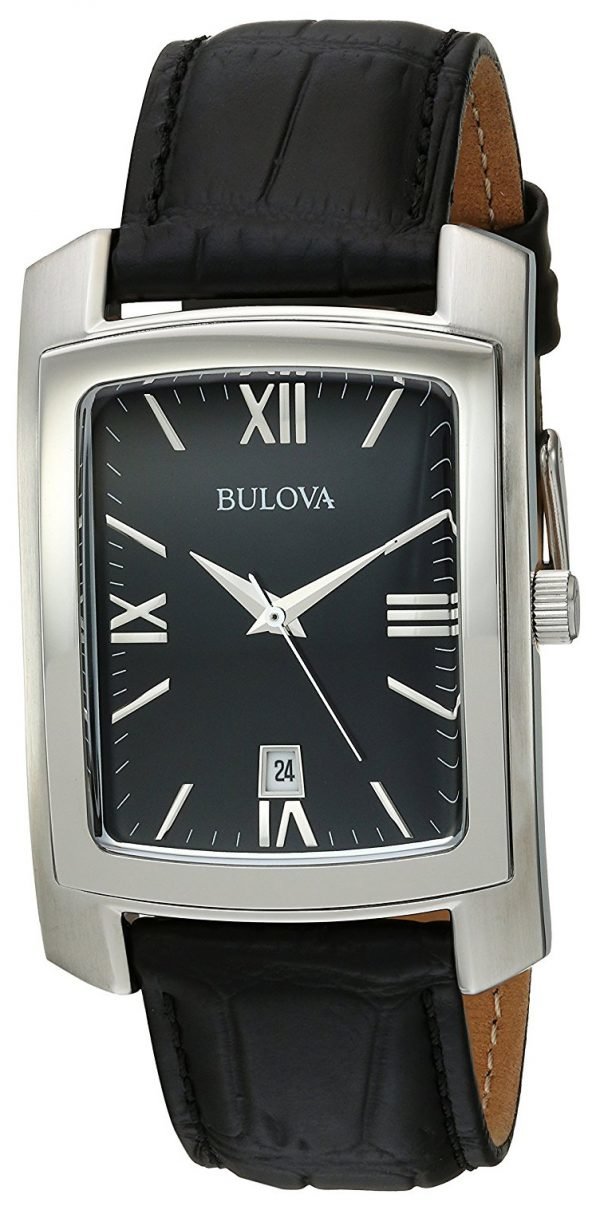 Bulova 96b269 Kello Musta / Nahka