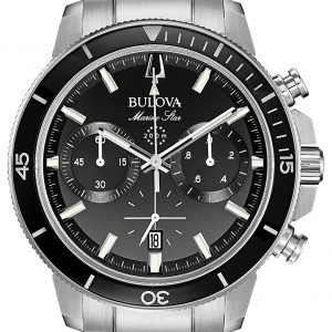 Bulova 96b272 Kello Musta / Teräs