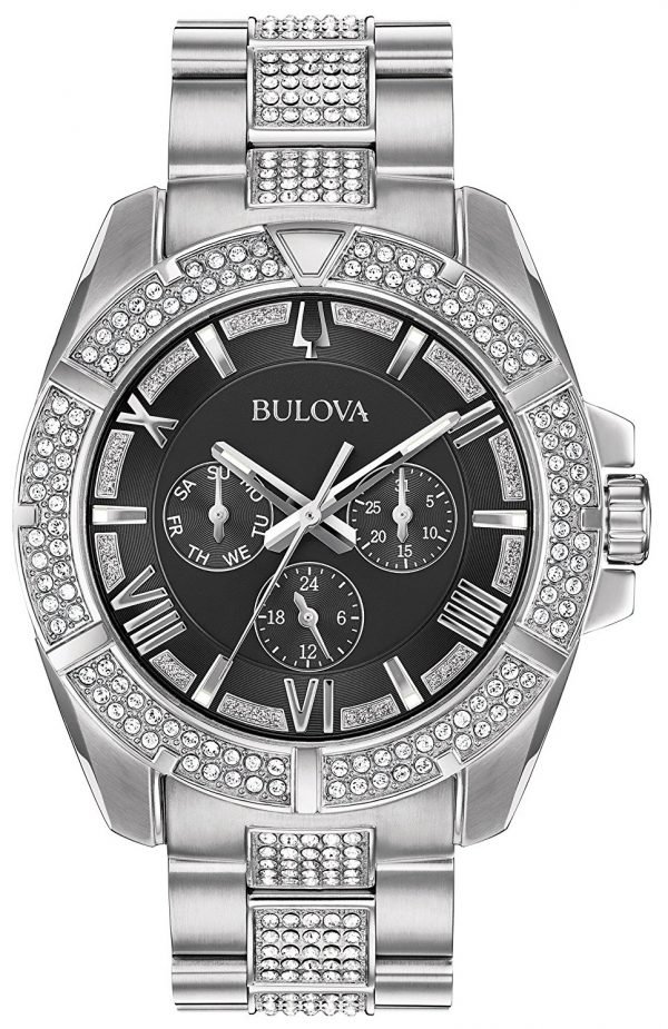 Bulova 96c126 Kello Musta / Teräs