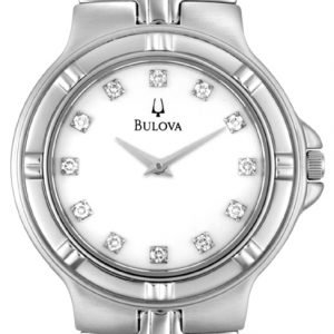 Bulova 96d04 Kello Valkoinen / Teräs