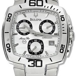 Bulova 96g63 Kello Valkoinen / Teräs