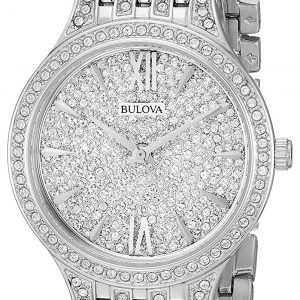 Bulova 96l243 Kello Kristalleilla / Teräs