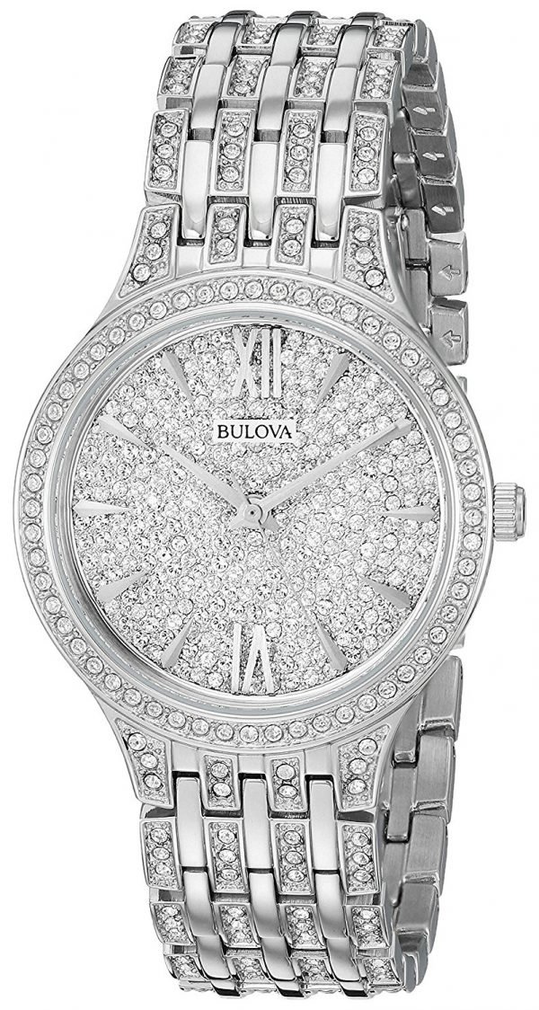Bulova 96l243 Kello Kristalleilla / Teräs
