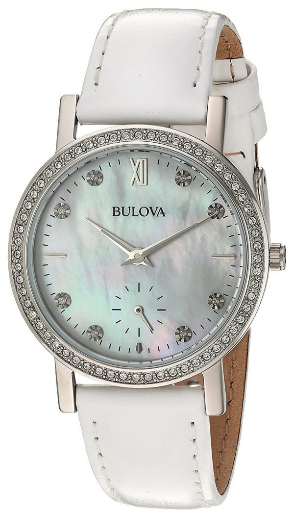 Bulova 96l245 Kello Valkoinen / Nahka