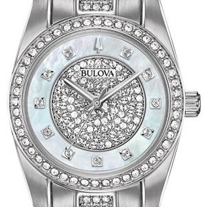 Bulova 96l253 Kello Kristalleilla / Teräs