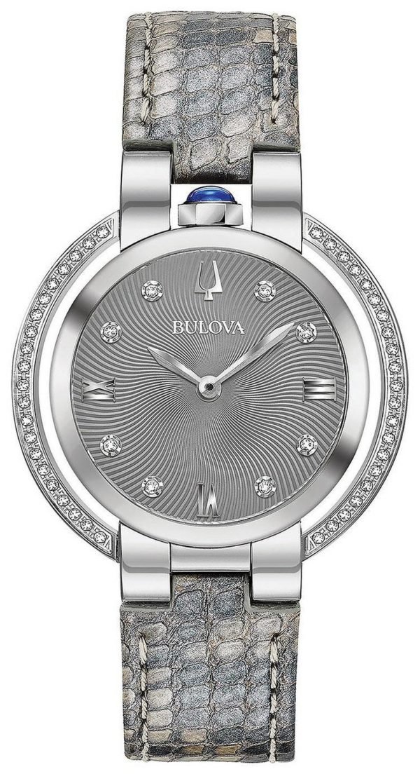 Bulova 96r218 Kello Harmaa / Nahka