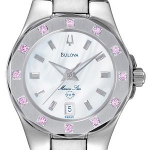 Bulova 96r25 Kello Valkoinen / Teräs