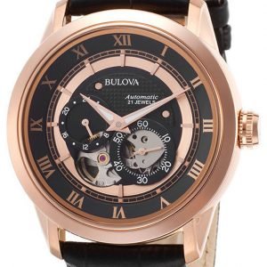 Bulova 97a116 Kello Musta / Nahka