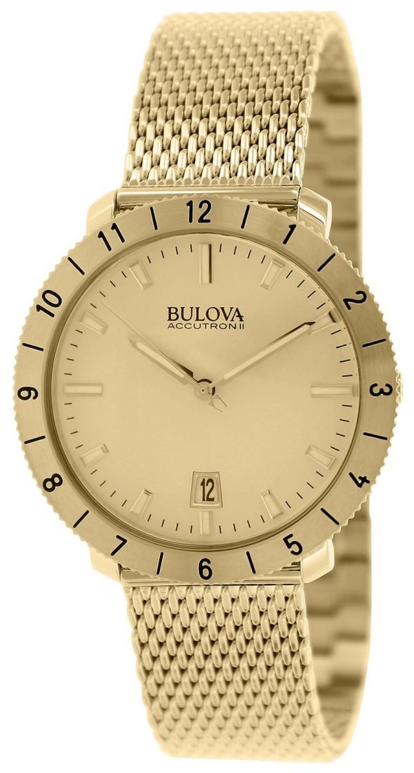 Bulova 97b129 Kello Kullattu / Kullansävytetty Teräs