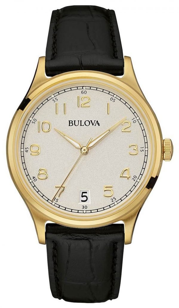 Bulova 97b147 Kello Hopea / Nahka