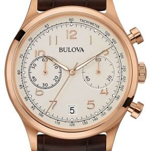 Bulova 97b148 Kello Hopea / Nahka