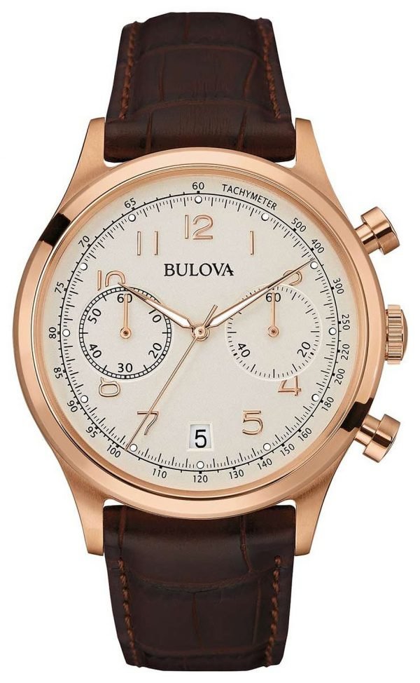 Bulova 97b148 Kello Hopea / Nahka