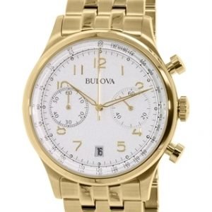 Bulova 97b149 Kello Hopea / Kullansävytetty Teräs