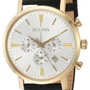 Bulova 97b155 Kello Valkoinen / Nahka