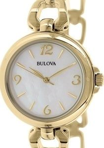 Bulova 97l138 Kello Valkoinen / Kullanvärinen Teräs