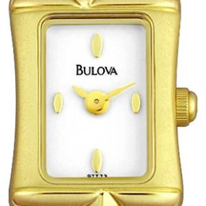 Bulova 97t73 Kello Valkoinen / Kullanvärinen Teräs