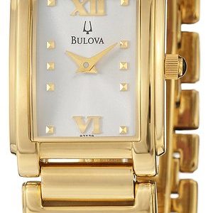 Bulova 97t79 Kello Valkoinen / Kullanvärinen Teräs