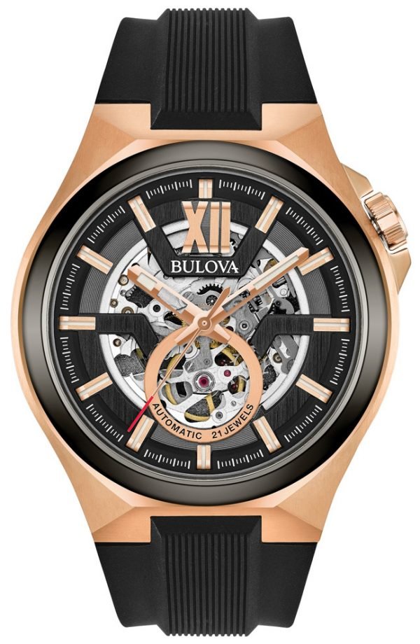 Bulova 98a177 Kello Musta / Kumi