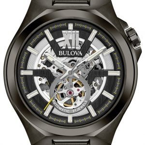 Bulova 98a179 Kello Musta / Teräs