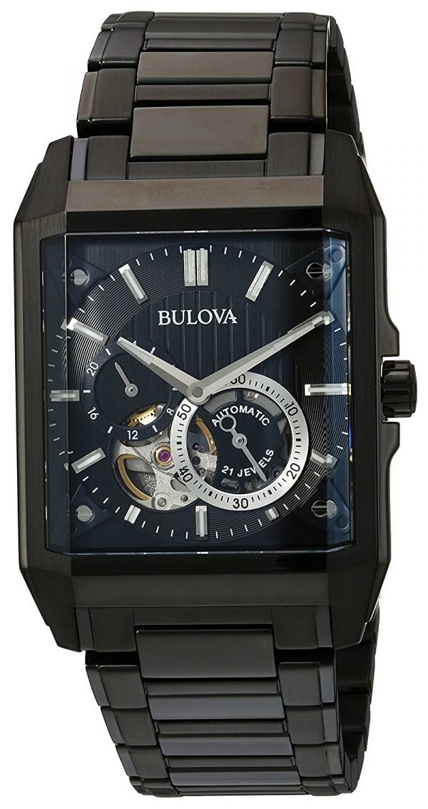 Bulova 98a180 Kello Musta / Teräs