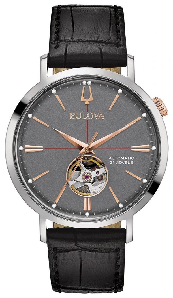 Bulova 98a187 Kello Harmaa / Nahka