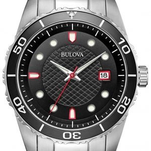 Bulova 98a195 Kello Musta / Teräs