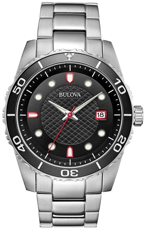 Bulova 98a195 Kello Musta / Teräs