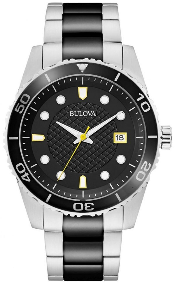 Bulova 98a196 Kello Musta / Teräs