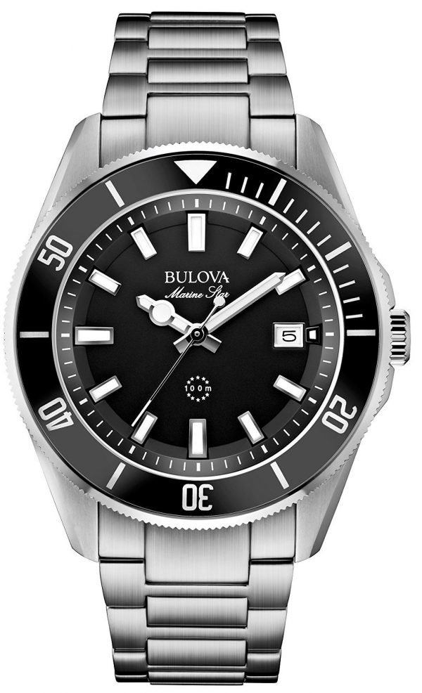 Bulova 98b203 Kello Musta / Teräs