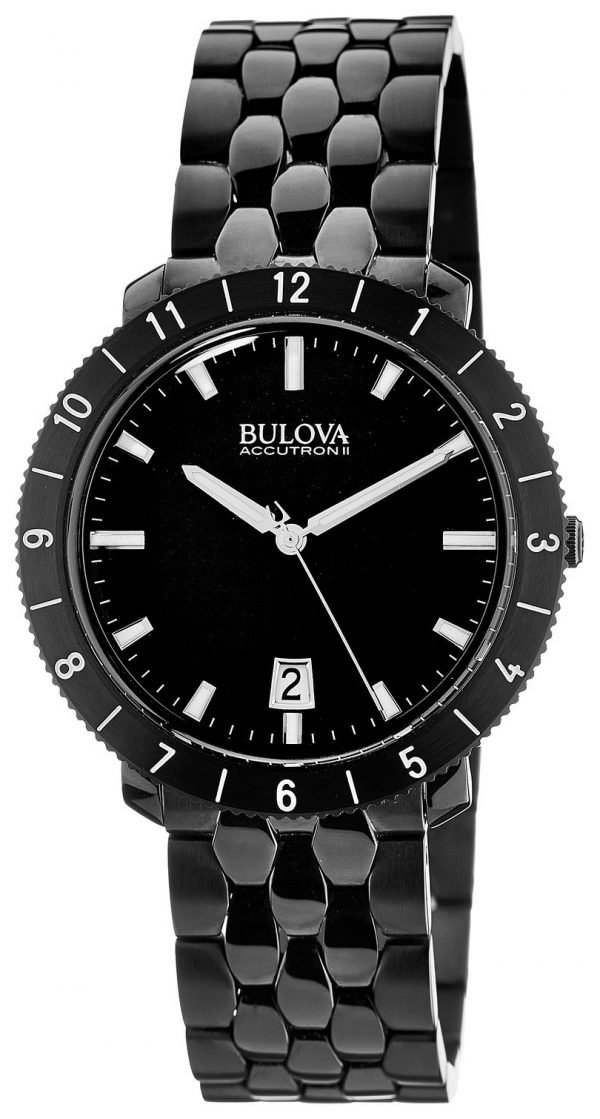 Bulova 98b218 Kello Musta / Teräs