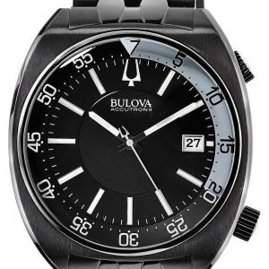 Bulova 98b219 Kello Musta / Teräs