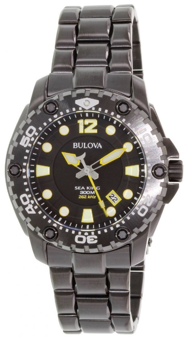 Bulova 98b242 Kello Musta / Teräs