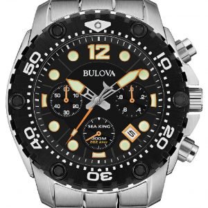 Bulova 98b244 Kello Musta / Teräs