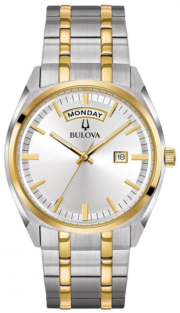 Bulova 98c127 Kello Hopea / Kullansävytetty Teräs