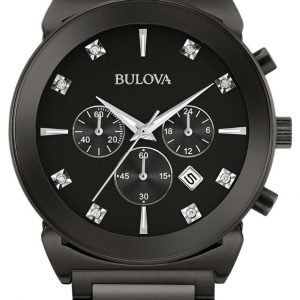 Bulova 98d123 Kello Musta / Teräs