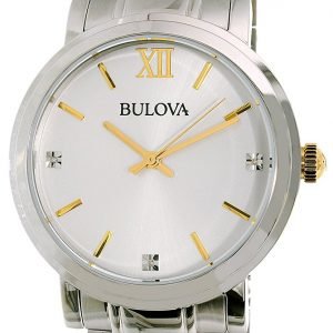 Bulova 98d135 Kello Hopea / Teräs