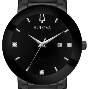 Bulova 98d144 Kello Musta / Teräs