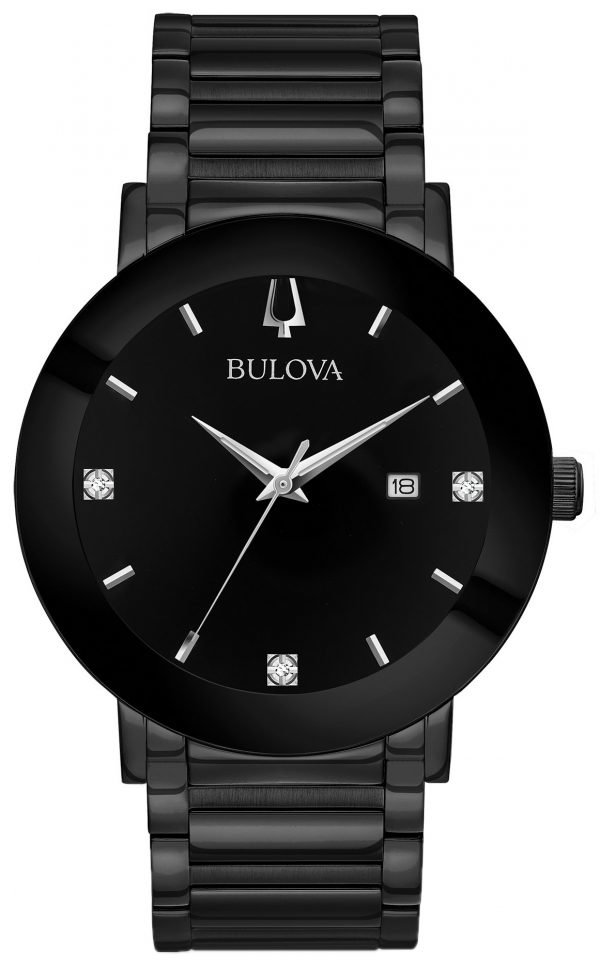 Bulova 98d144 Kello Musta / Teräs